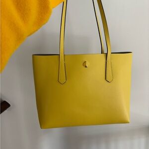 Kate Spade Vibrant Molly Lemon Yellow Tote